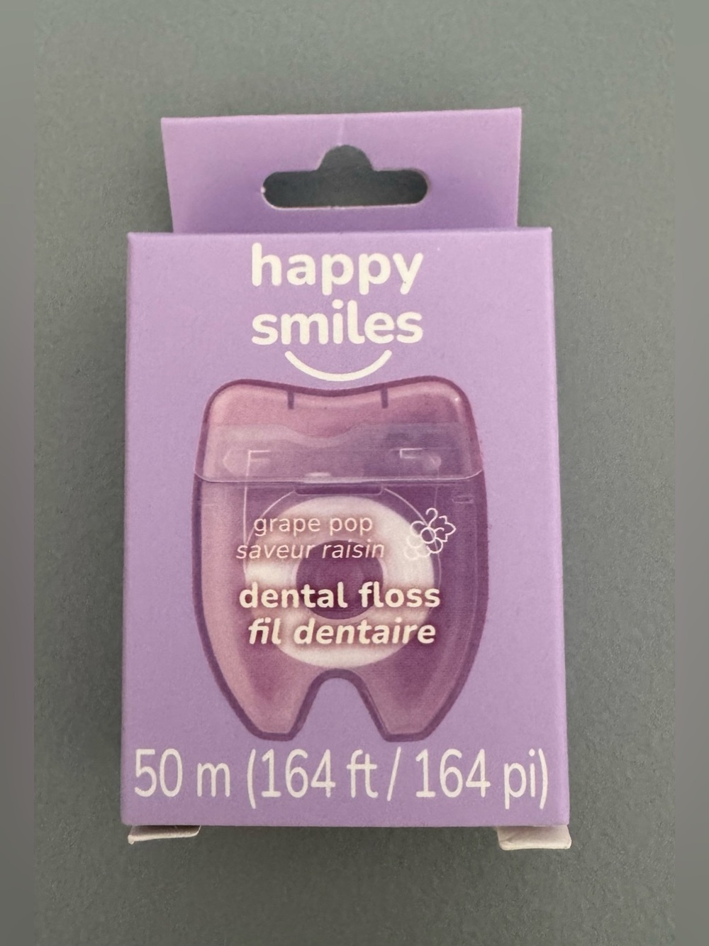 Happy smiles Grape Pop Dental Floss - Purple